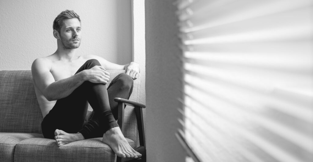 erotisches Männer-Shooting in Berlin, Home-Shooting