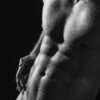 Nude-Male.Art-AluDibond-Akt-Mann-Sixpack-mit-Wassertropfen