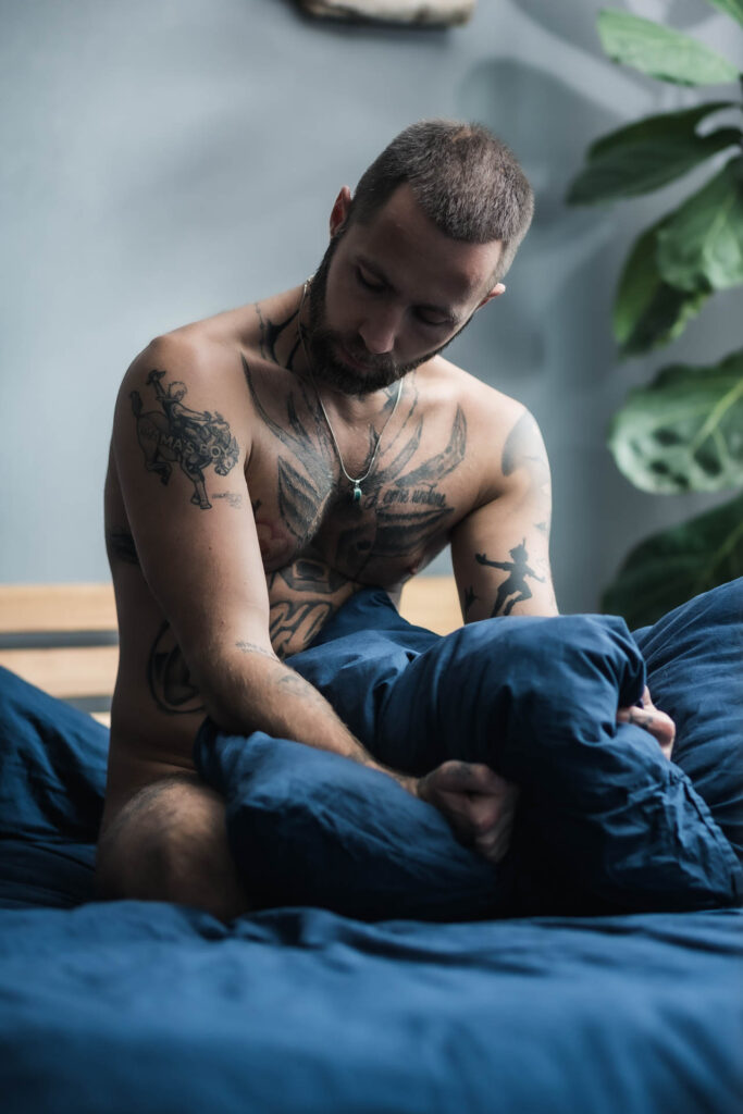 Männerakt, Shooting in Berlin, Home-Shooting