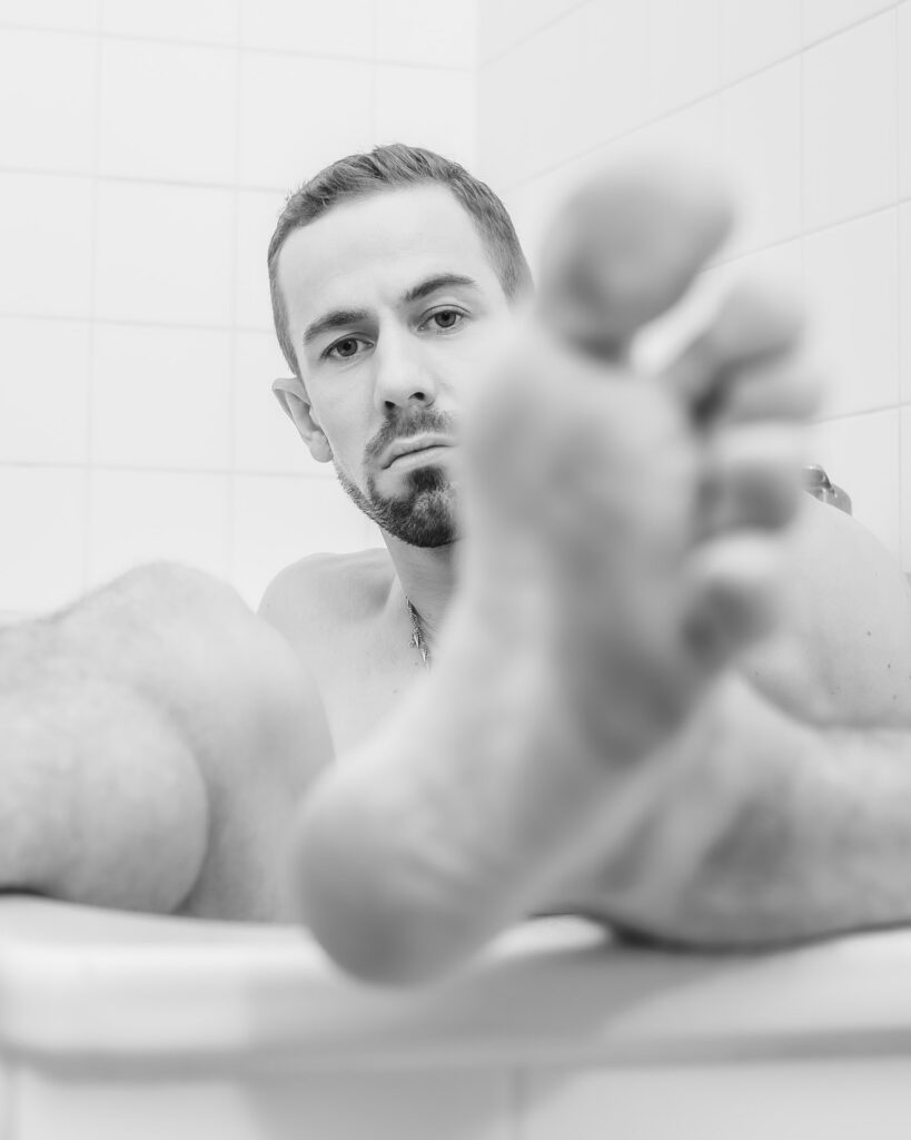 Männerakt, Shooting in Berlin, Home-Shooting