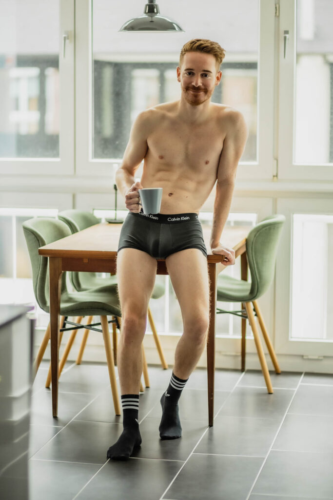 Männerakt, Shooting in Berlin, Home-Shooting
