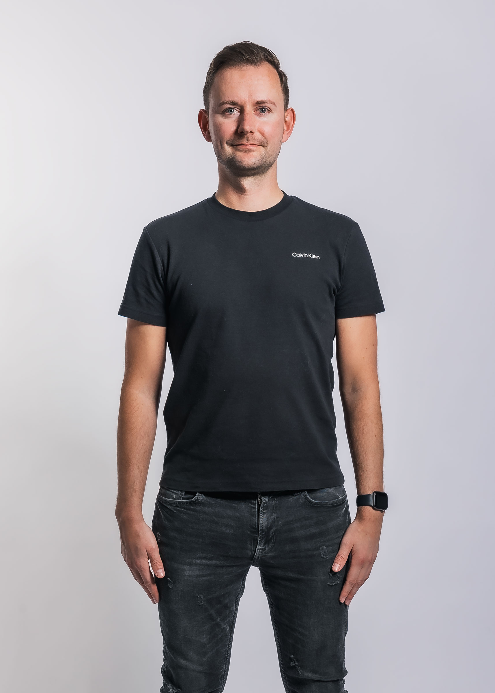 Sebastian vor der Challenge